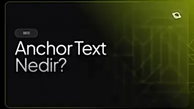 anchor text nedir
